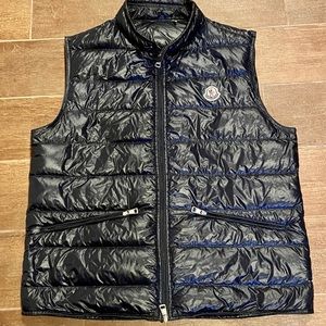 Moncler Navy Down Gui Vest